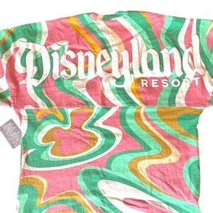 Disneyland Resort Spirit Jersey Retro Swirl Tie Dye LS NWT Sz S Rare HTF OG